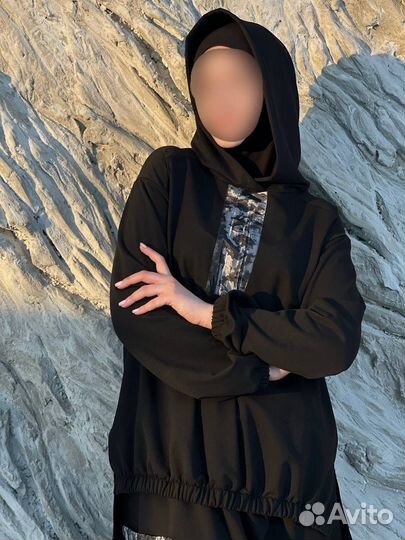 Двойка футер хиджаб