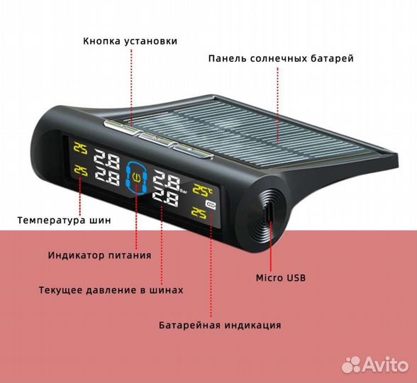 Система контроля давления в шинах