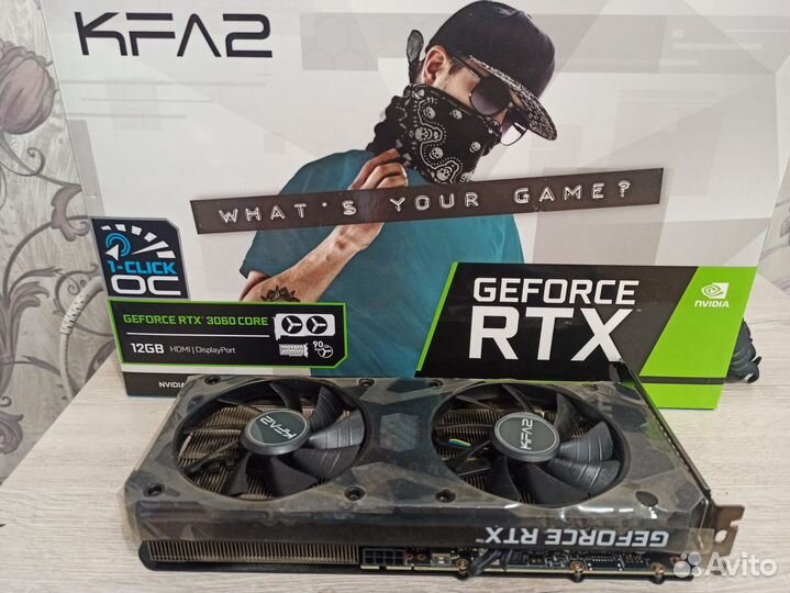 Видеокарта rtx 3060 12 гб