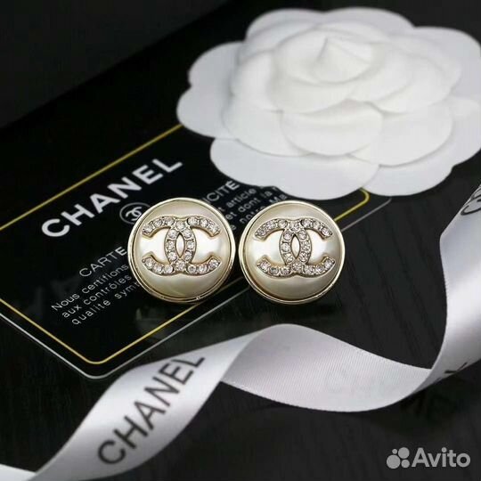 Серьги chanel, Premium, в упаковке