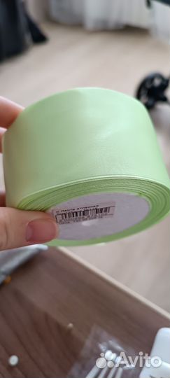 Атласная лента новая