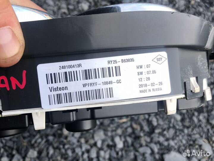 Щиток панель приборов Рено Логан 2 сандеро