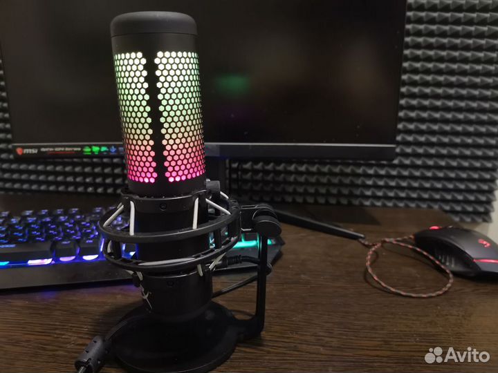 Микрофон hyperx quadcast s
