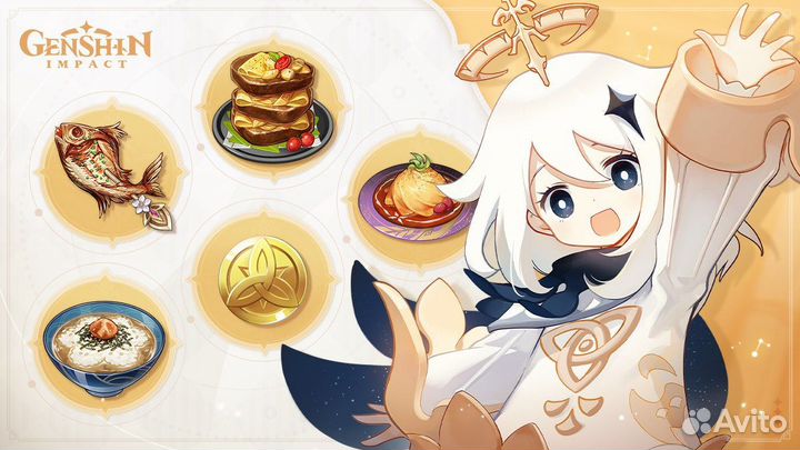 Наклейки Genshin Impact