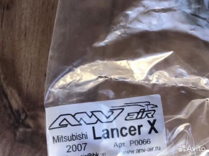 Реснички на фары mitsubishi lancer 10