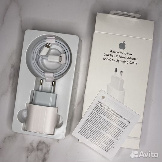 Зарядка на iPhone 20w (Блок+кабель)