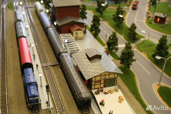 Макет железной дороги с цифровым управлением