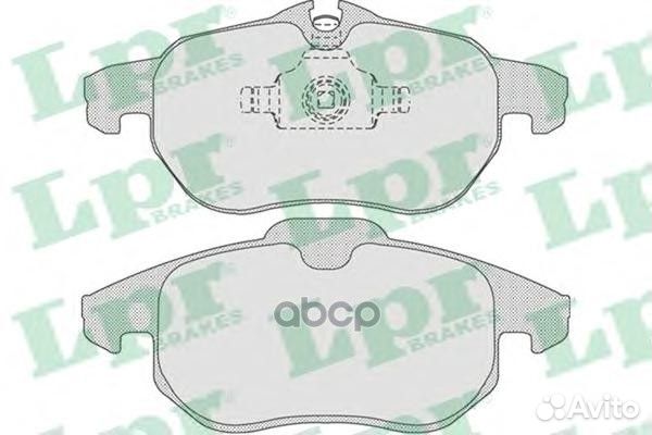 Колодки тормозные дисковые 05P814 Lpr