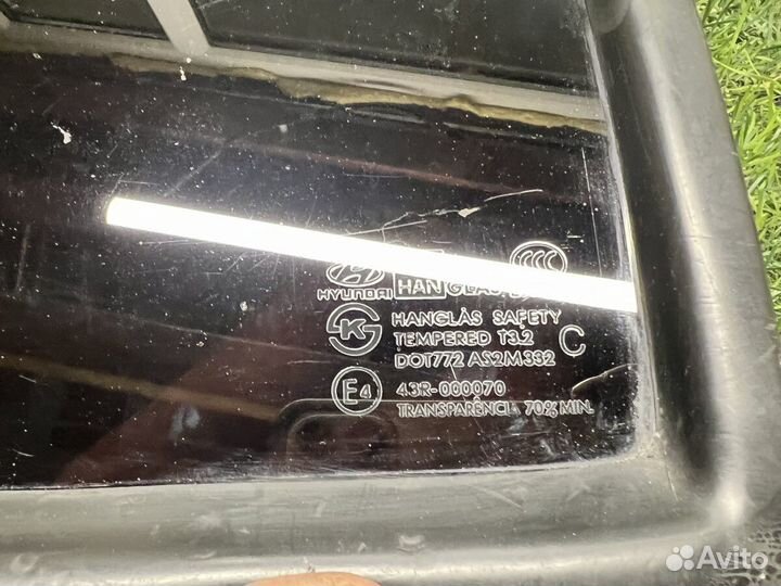 Форточка двери задней левой Hyundai Getz