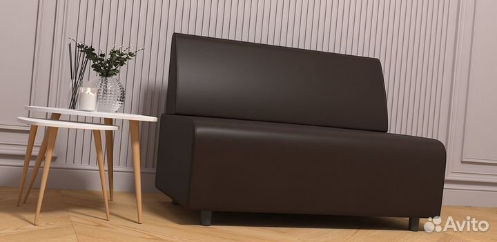 Кожзам диван офисный