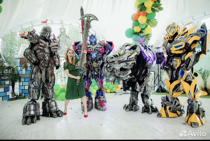 Робот динозавр гримлок