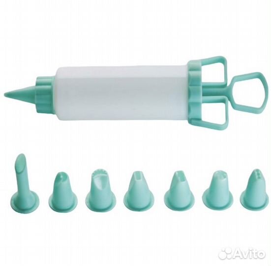 Кондитерский шприц с насадками