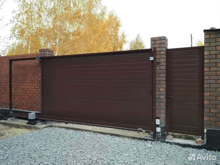 Откатные ворота 