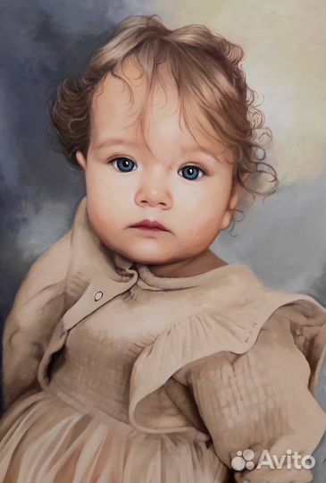 Портрет по фото маслом на подрамнике