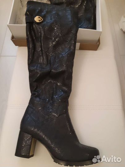 Сапоги ботфорты новые, зимние 37 размер