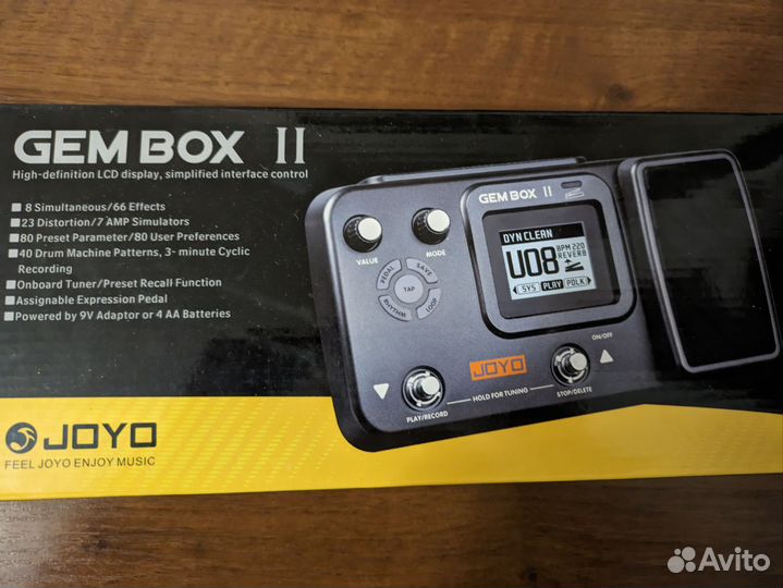 Гитарный процессор Joyo GEM BOX II