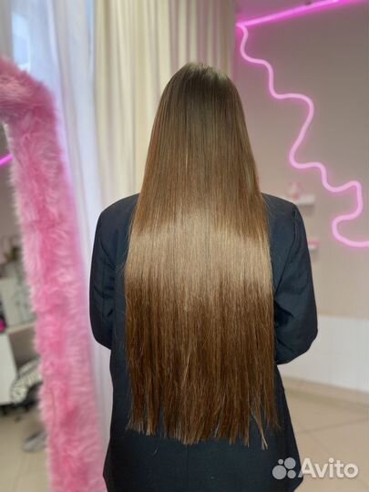 Капсульное наращивание волос + волосы