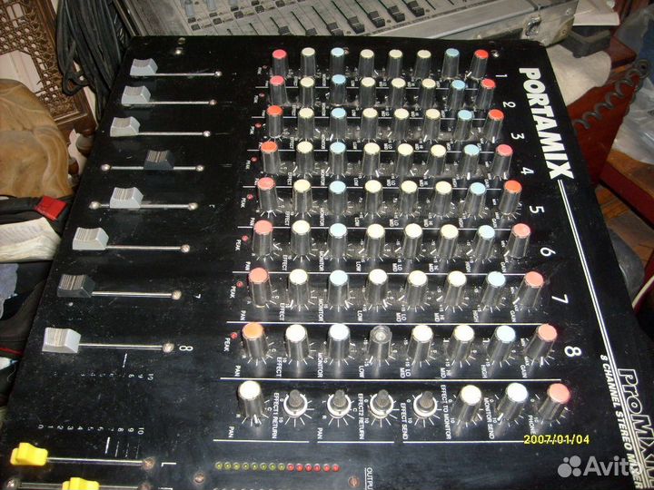 Portamix-promxmx8канальный микшер. Стерео