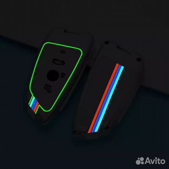 Чехол для ключа автомобиля BMW / бмв G серии 3 кнопки orange