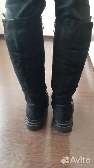 Зимние женские сапоги 38 размера искусственный мех