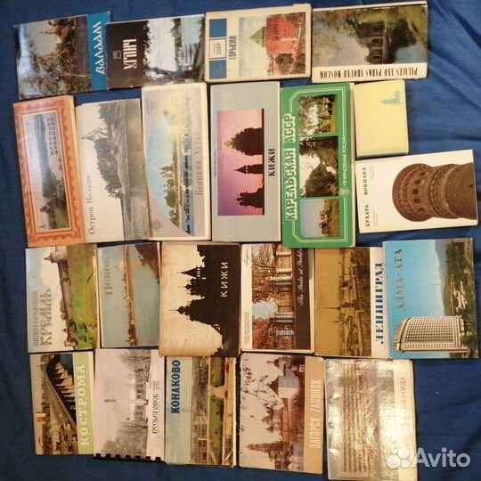 Советские открытки городов, музеев, брошюры