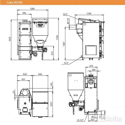 Котел отопительный автомат Zota Cuba 40
