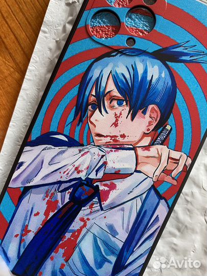 Чехол на iPhone 11 pro человек бензопила