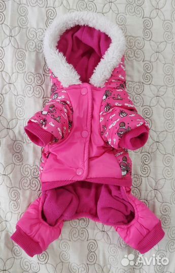 Теплый комбинезон на собачку S