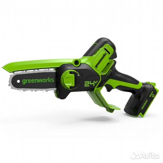 Цепная мини пила Greenworks, 24V, с АКБ