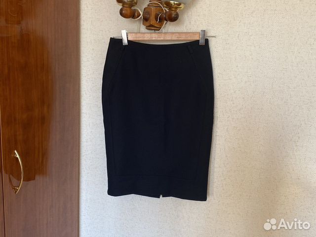 Темно-синяя юбка карандаш novena 42 р