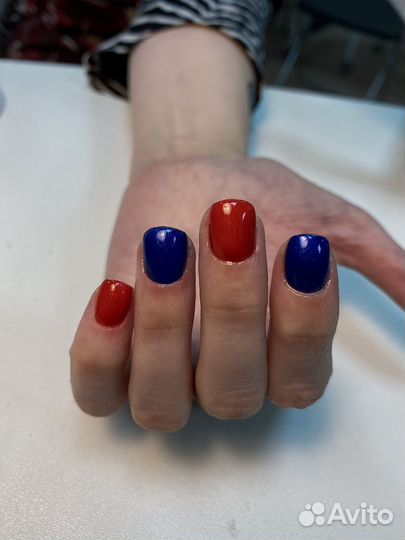 Маникюр и педикюр с покрытием гель лак