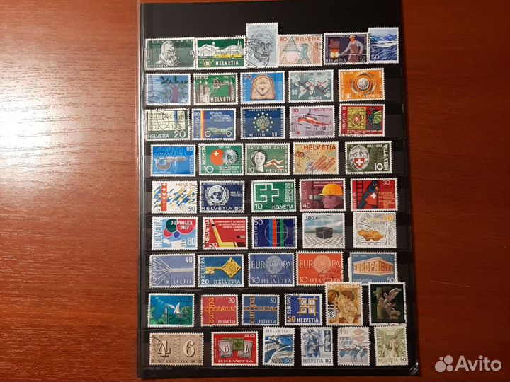 Марки Швейцарии