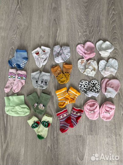 Носочки для новорожденного