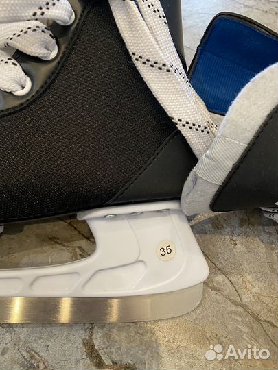 Коньки хоккейные детские 35 размер decathlon