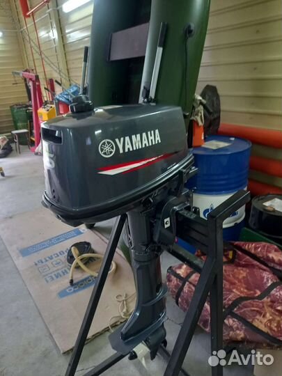 Yamaha 5 с лодкой пвх