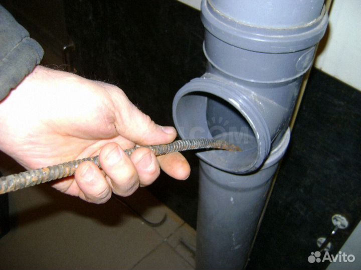 Прочистка канализации и устранение засоров