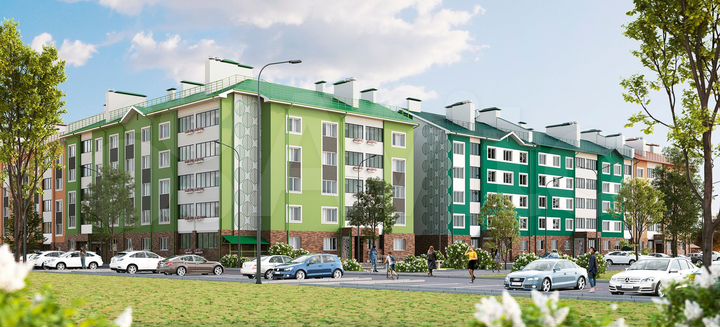 1-к. квартира, 50,2 м², 3/5 эт.