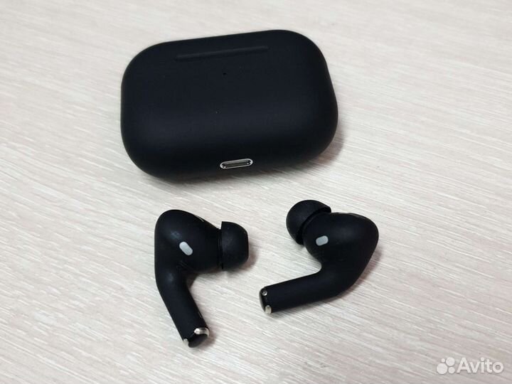 Беспроводные наушники airpods pro чёрные