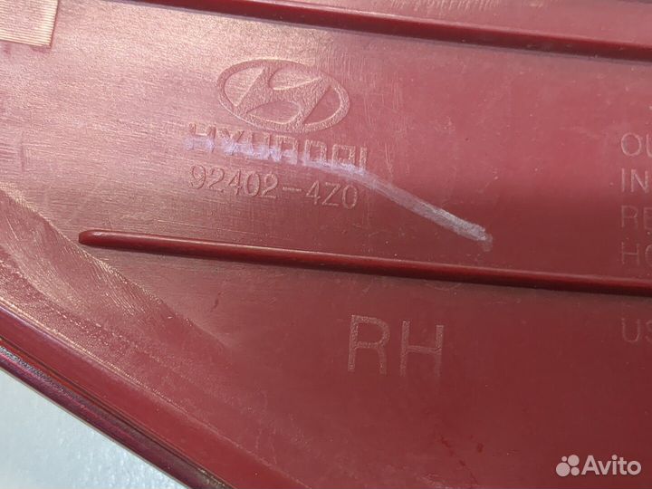 Фонарь (задний) Hyundai Santa Fe, 2013