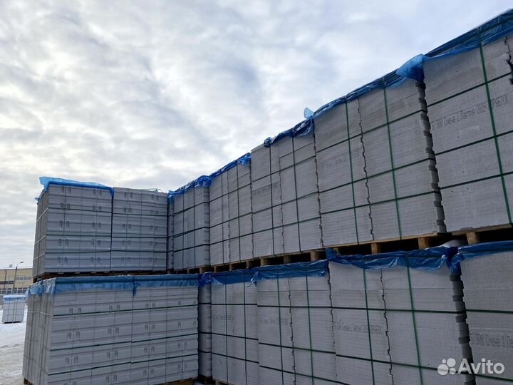 Газоблок в наличии. Отгрузка от 30 м3