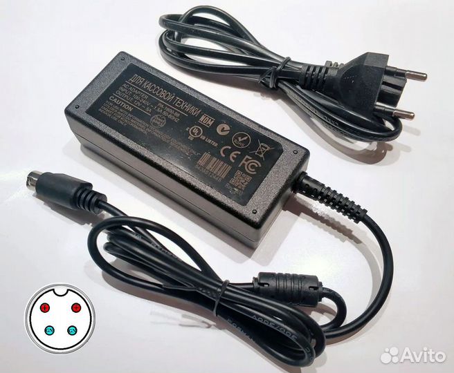 Блок питания POS терминала Posiflex Атол Sam4s 12V