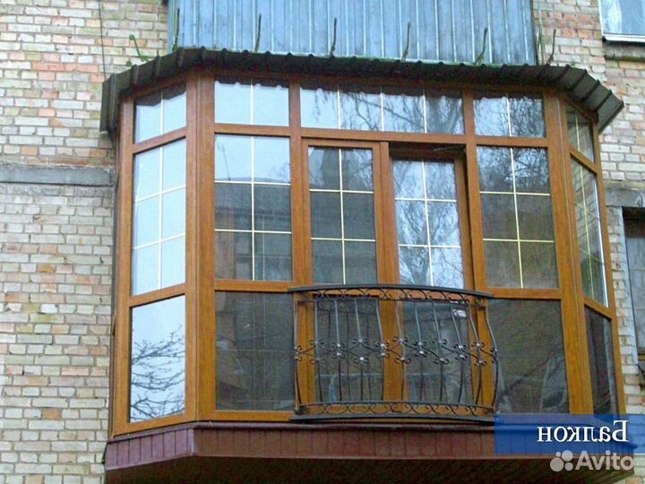 Балкон французский под дерево