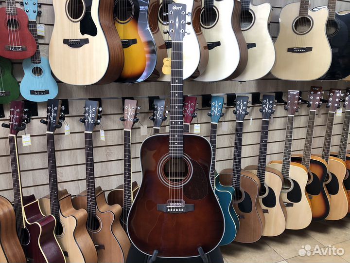 Акустическая гитара Cort earth70-BR +чехол