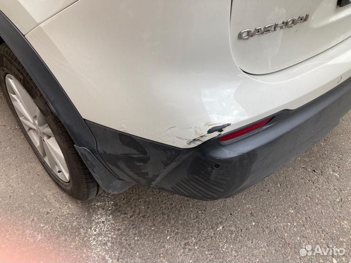 Бампер задний nissan qashqai 2022 года