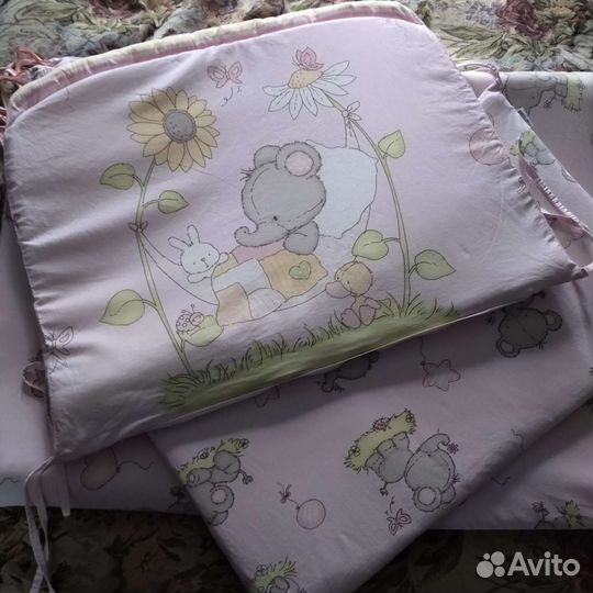 Бортики в детскую кроватку