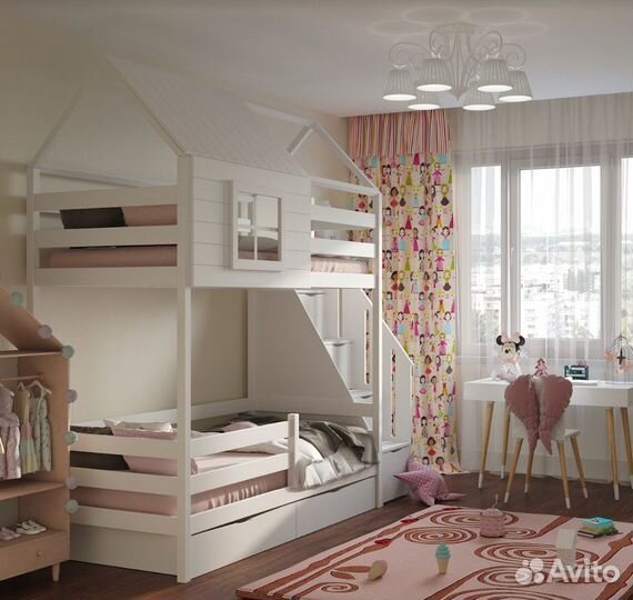 Детская кровать двухъярусная Prado