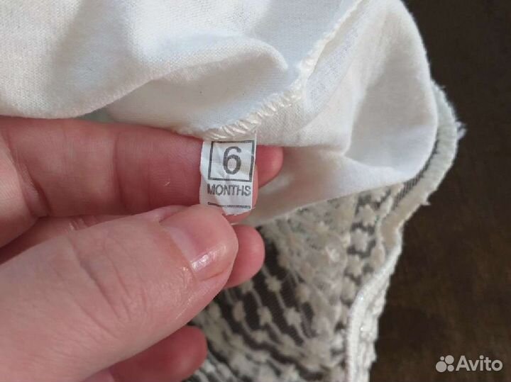 Платье для девочки до 6 месяцев