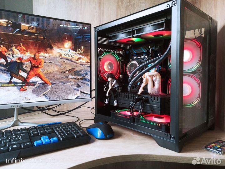 Игровой пк RX 5700 XT / xeon E5 12 ядер