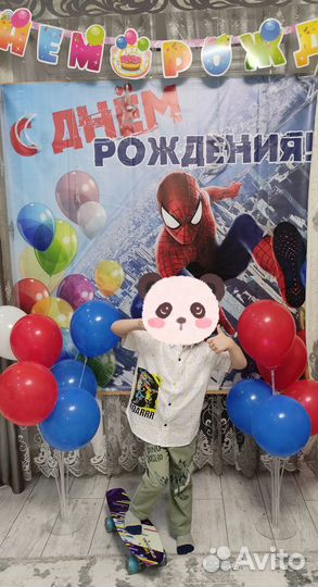 Банер 1.5 *1.5 метра. Человек Паук