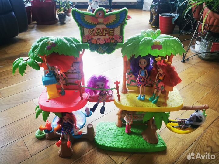Игровой набор Enchantimals кафе б/у